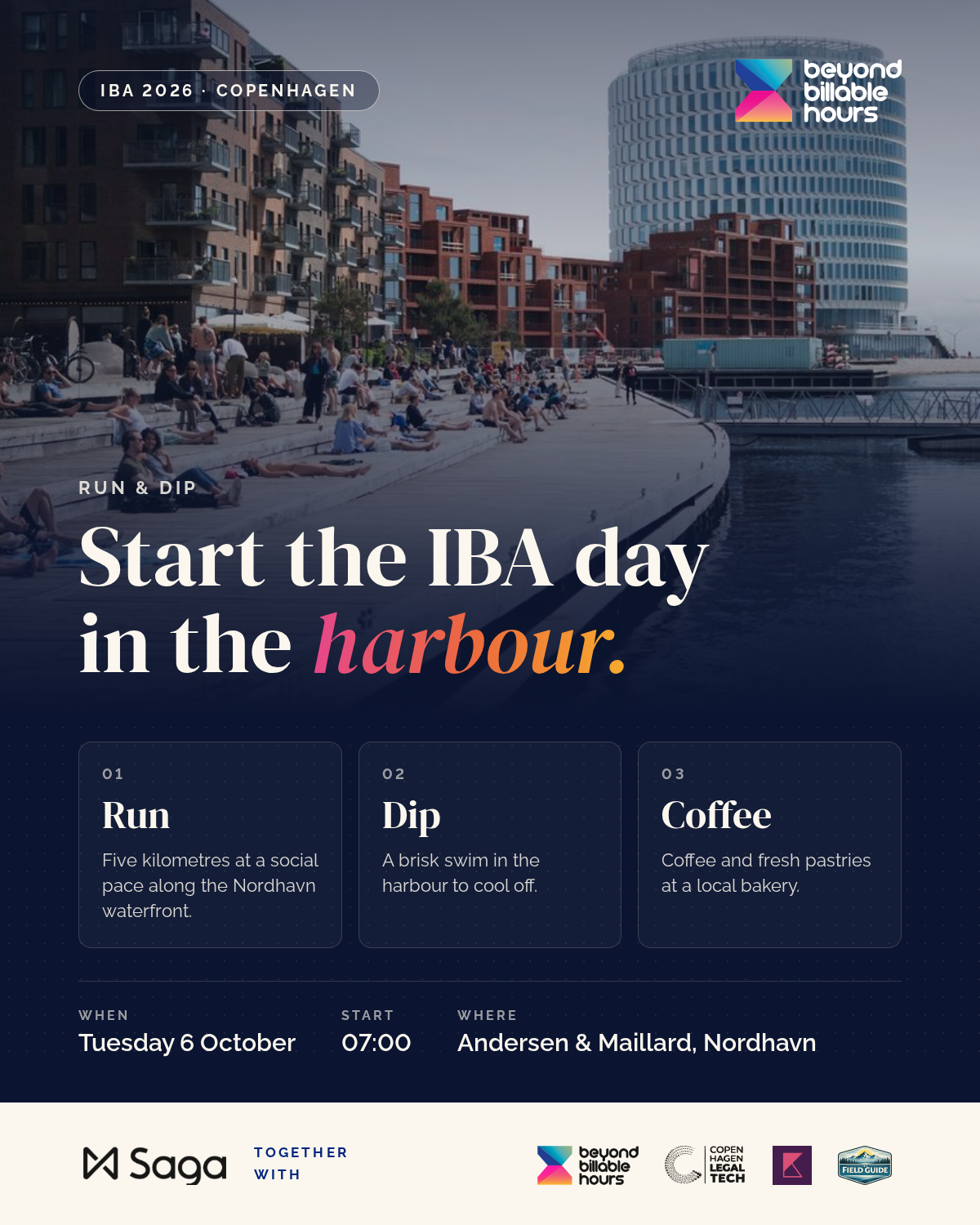 Run & Dip in the Nordhavn harbour
